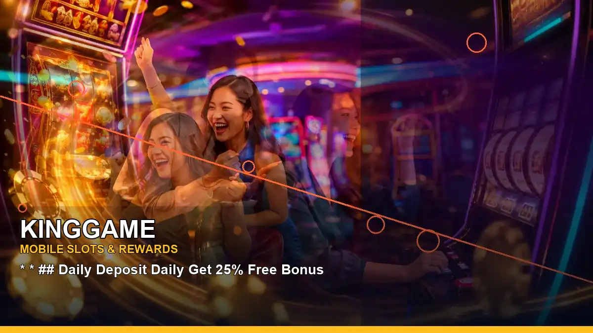 KINGGAME high-energy reels casino bonus games in a right-diagonal layout for Philippine players