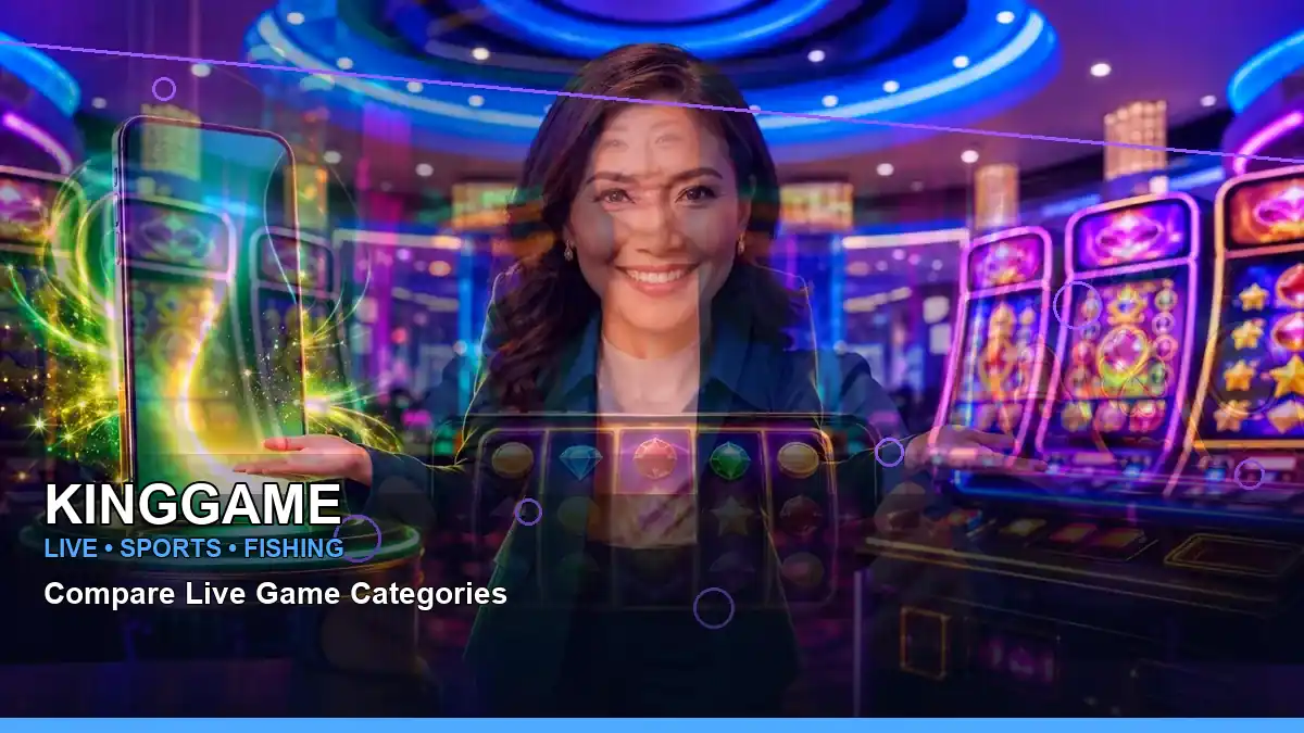KINGGAME centered fantasy online slot games highlighting mobile-friendly casino play