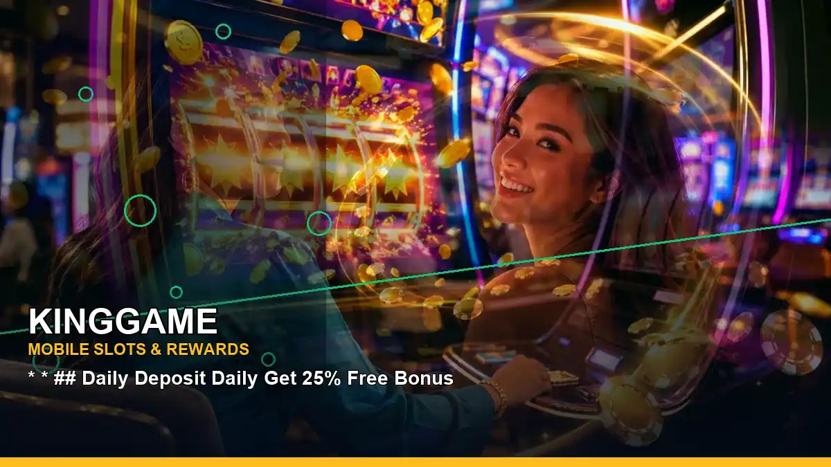 KINGGAME high-energy first casino deposit and wallet options in a left-diagonal layout for Philippine players